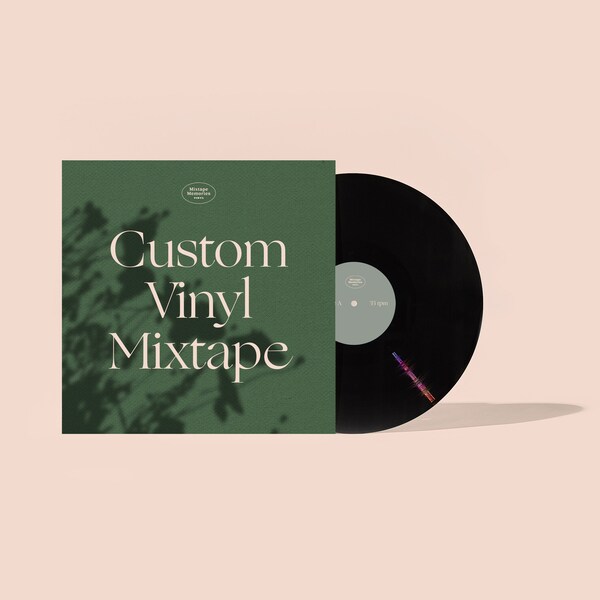 Floral Vinyl Record Etsy