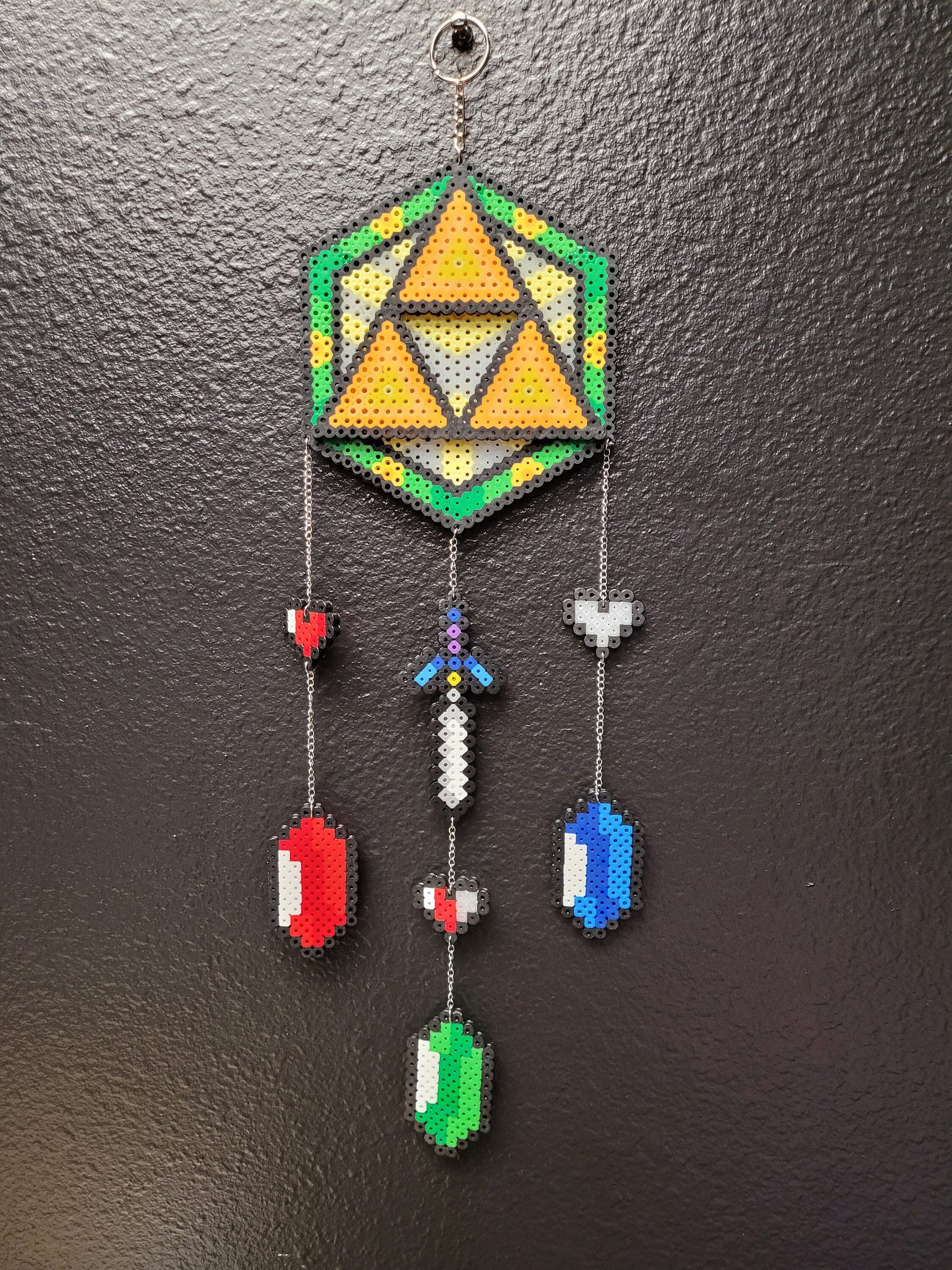 Legend of Zelda Perler Suncatcher L Beaded Suncatcher L - Etsy
