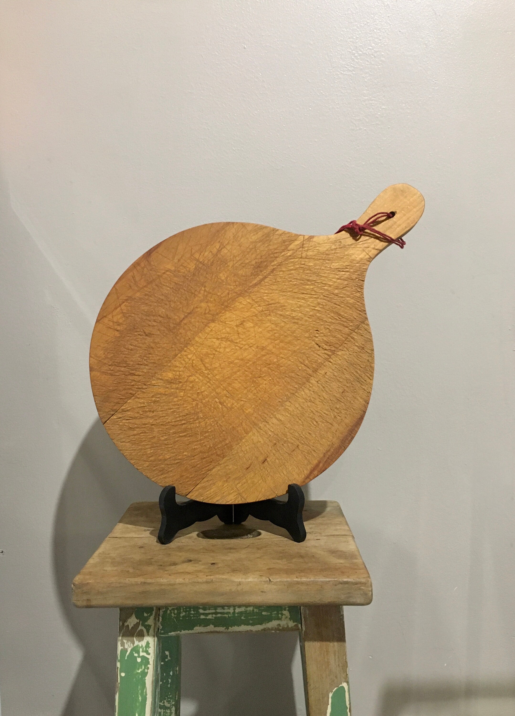 Planche à Découper Pain Francais Ancienne Vintage Bois