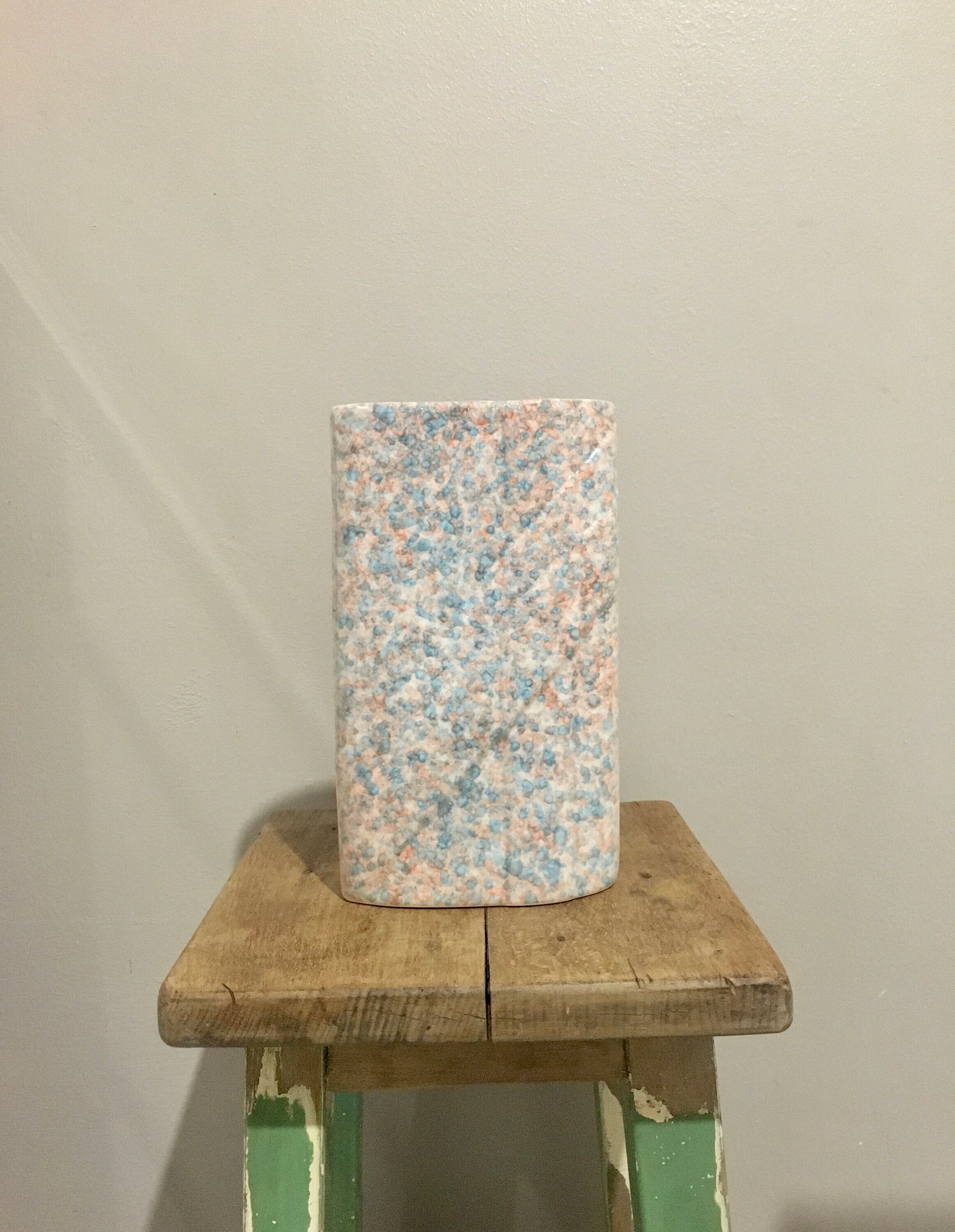 Vase Virebent Porcelaine Ancien Vintage Céramique Français France Années 70