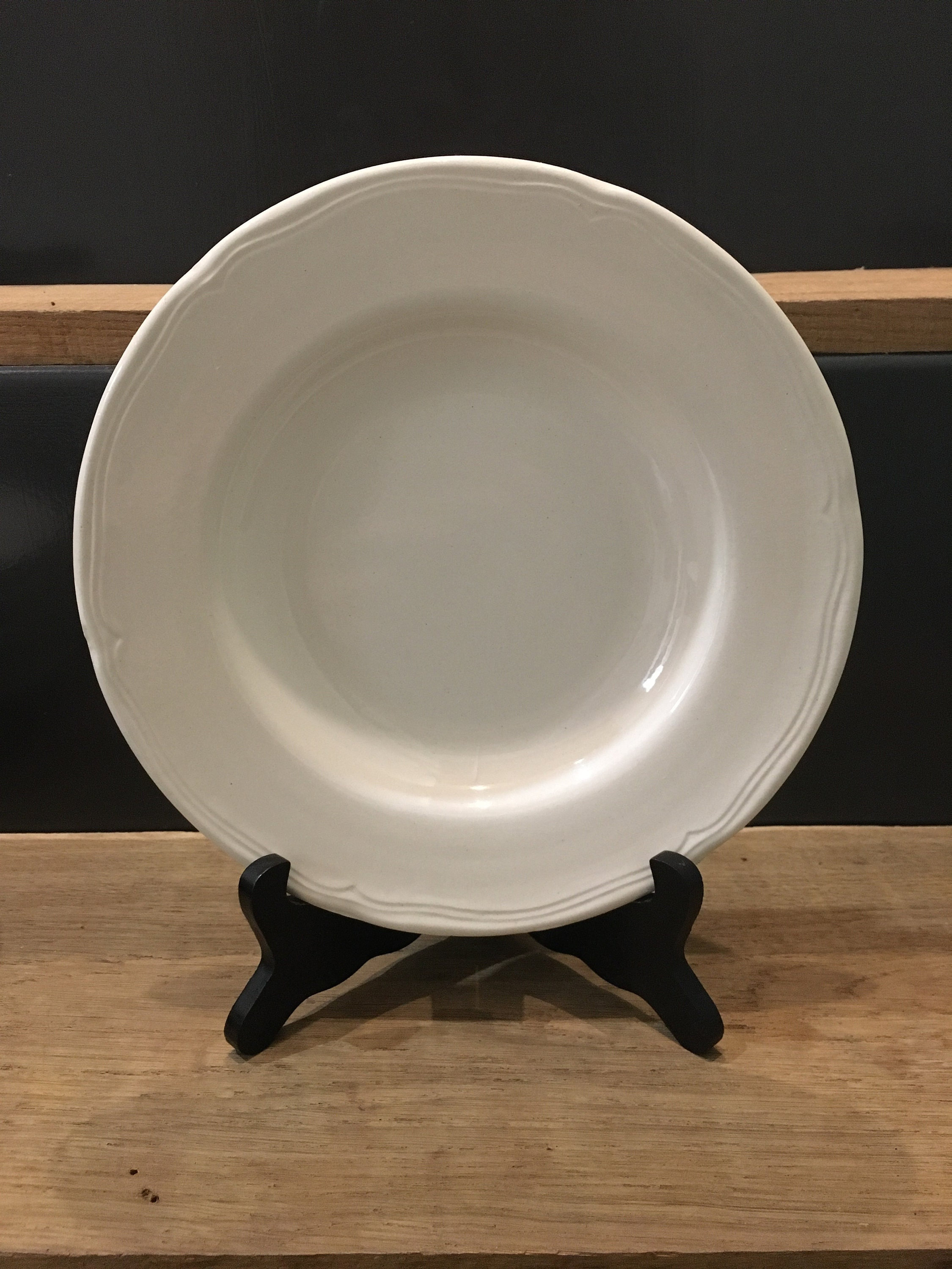 10 Assiettes Creuses Porcelaine Limoge Française Anciennes Vintage