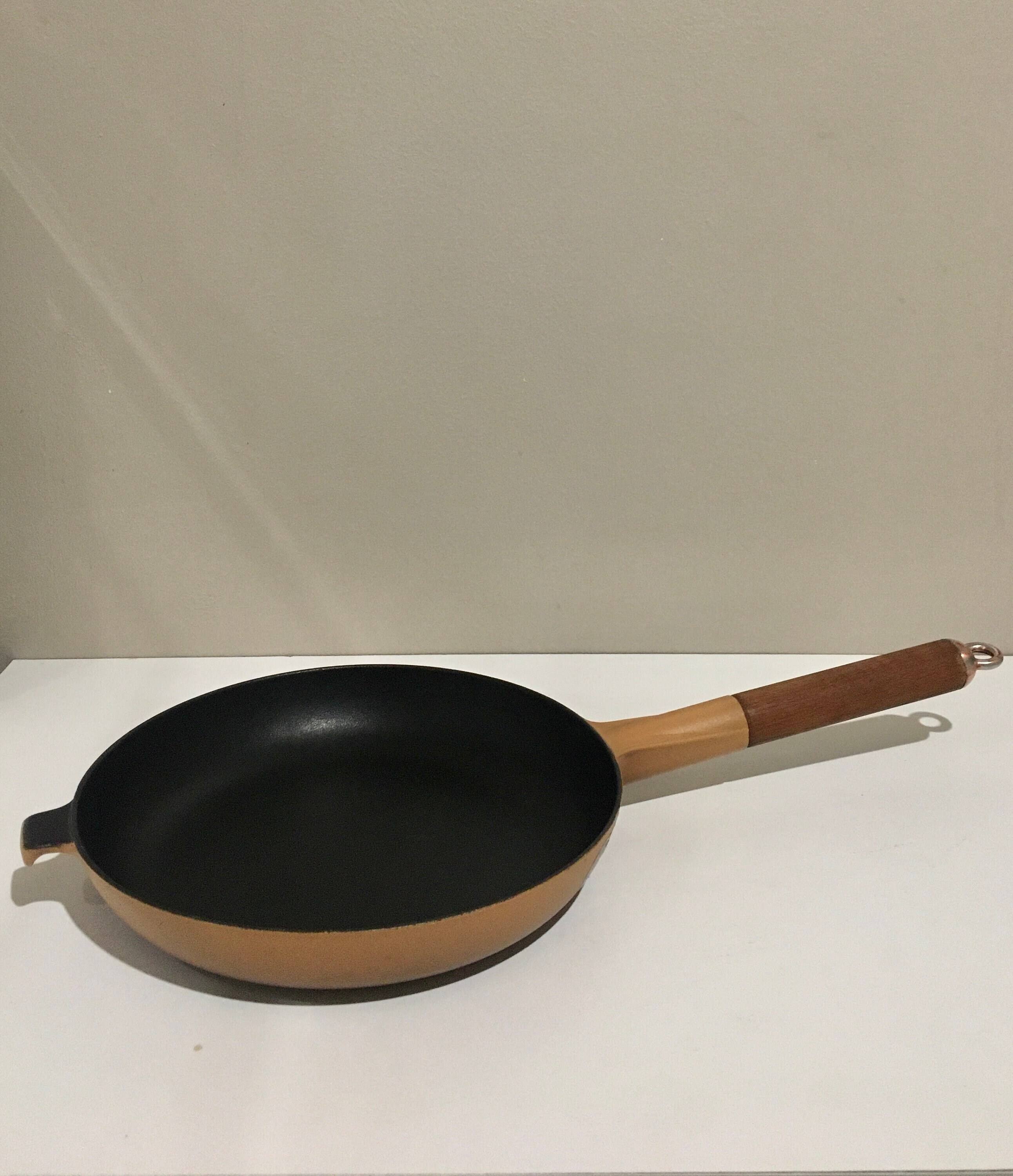 Poêle Le Creuset Enzo Mari Fonte Émaillée Français Vintage