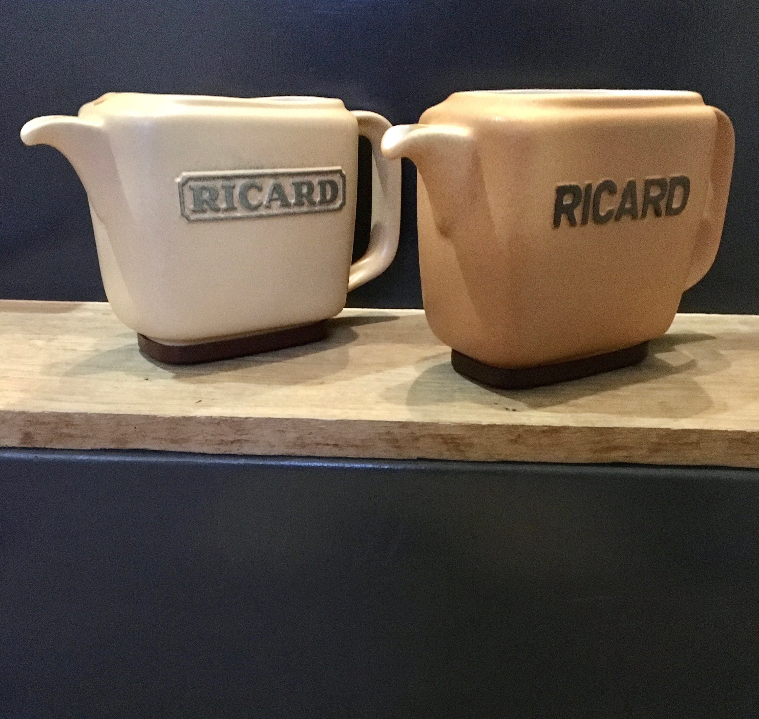 Ensemble de 2 Broc Céramique, Pichet Ricard Ancien Vintage Francais