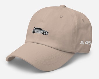 Mercedes-Benz (2022) A45 AMG Hat | Polar White A45 Baseball Hat | A45 Hat | AMG Cap | A45 Baseball Cap | amg Accessories | Mercedes-AMG