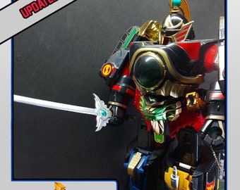Mighty Morphin Power Rangers Deluxe Thunderzord 3D Printed Replacement Parts | Upgrades [1994]