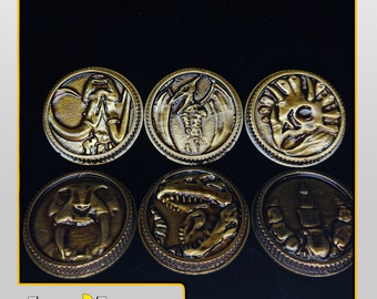 Power Rangers Dino Fossil Power Coins [Legacy Morpher - Lightning Collection Morpher]
