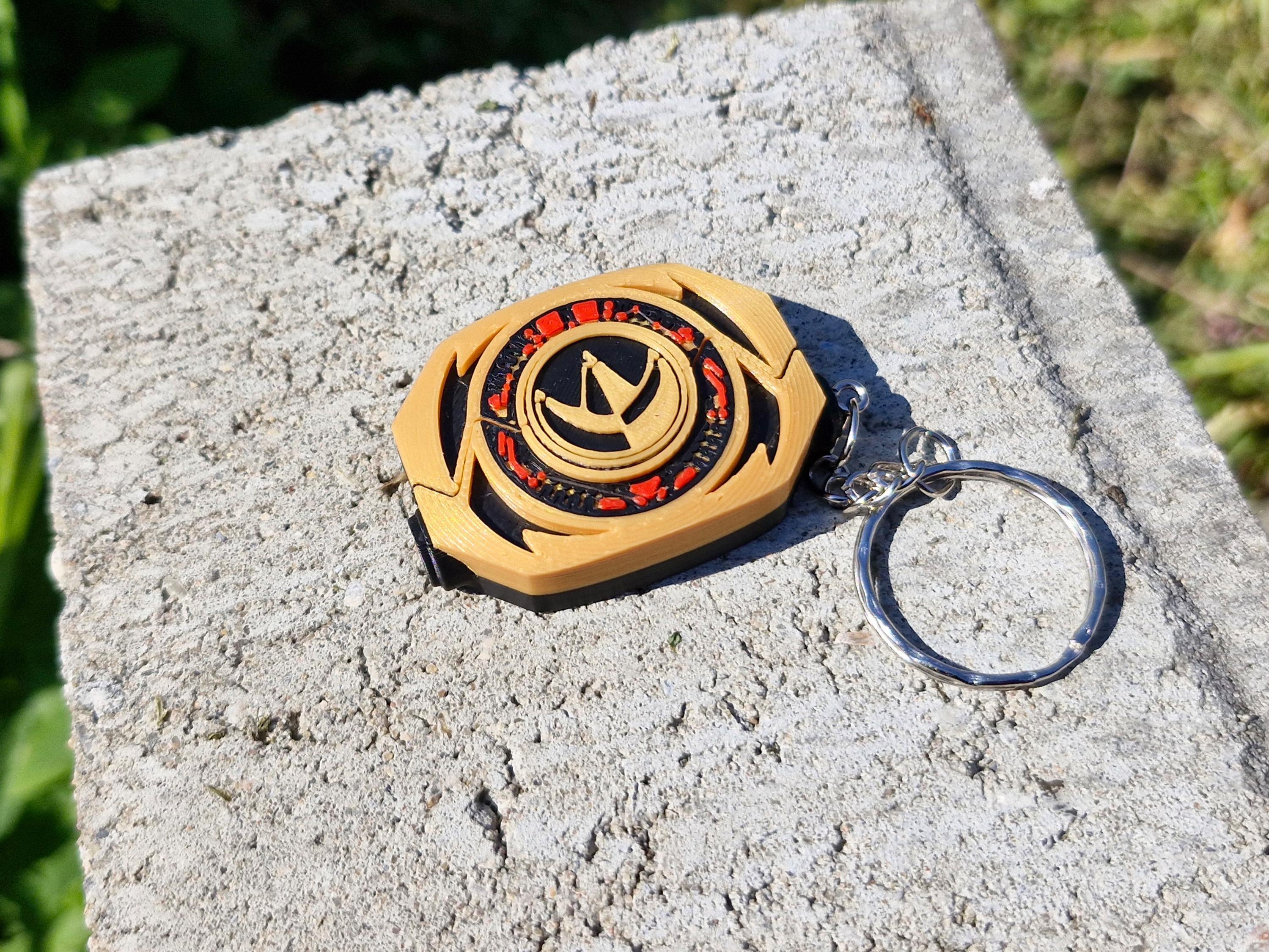 Mighty Morphin Power Rangers Master Morpher - Dragon Keychain - Etsy