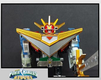 Power Rangers Lightspeed Rescue Deluxe Omega Megazord - Lights of Orion | 3D Printed Parts [2000]