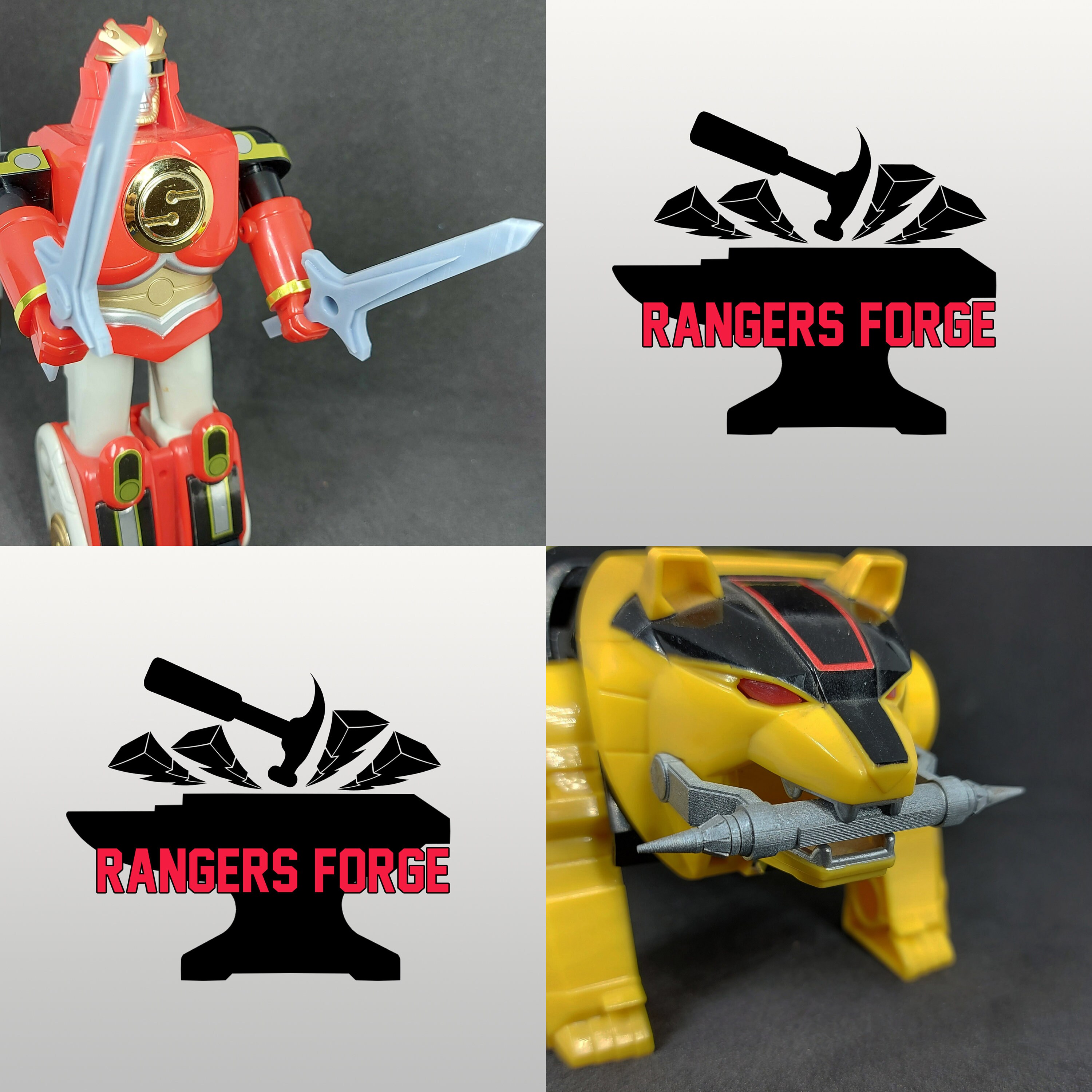 VINTAGE MIGHTY MORPHIN Power Rangers Deluxe Ninja Megazord grenouille noire Zord 1995 EUR 16,10