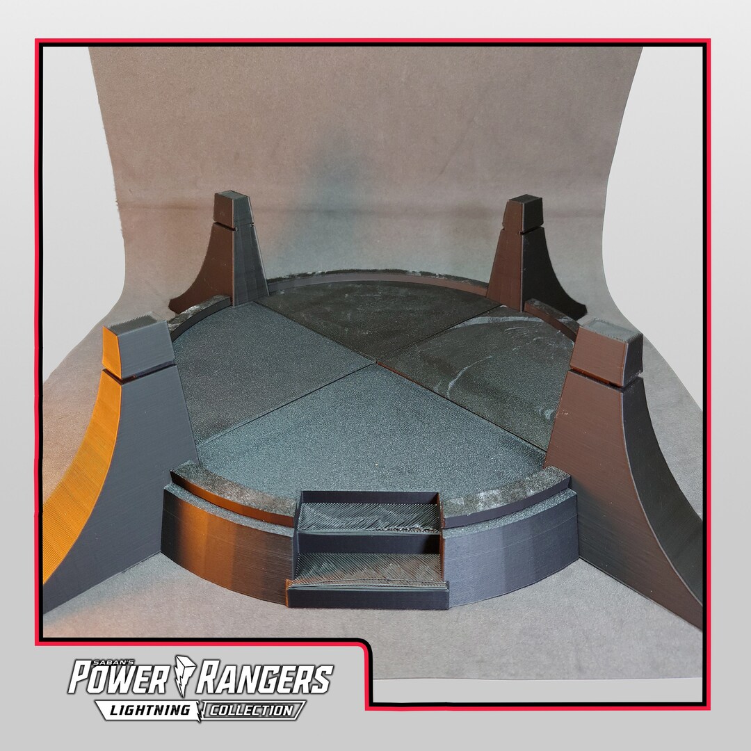 Power Rangers Floating Base Power Rangers Lightning Collection - Lord Zedd Throne Base - Etsy