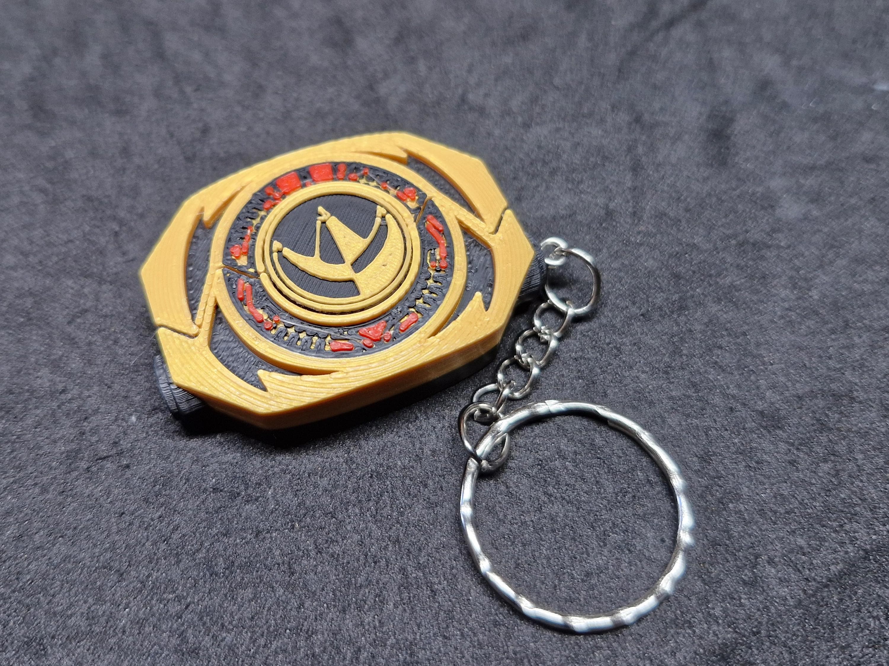 Mighty Morphin Power Rangers Master Morpher - Dragon Keychain - Etsy