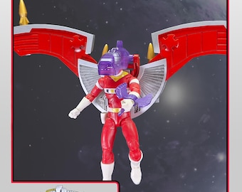 Power Rangers In Space - Red Battlized Armor Battlizer | Lightning Collection Accessories | 3D Printed