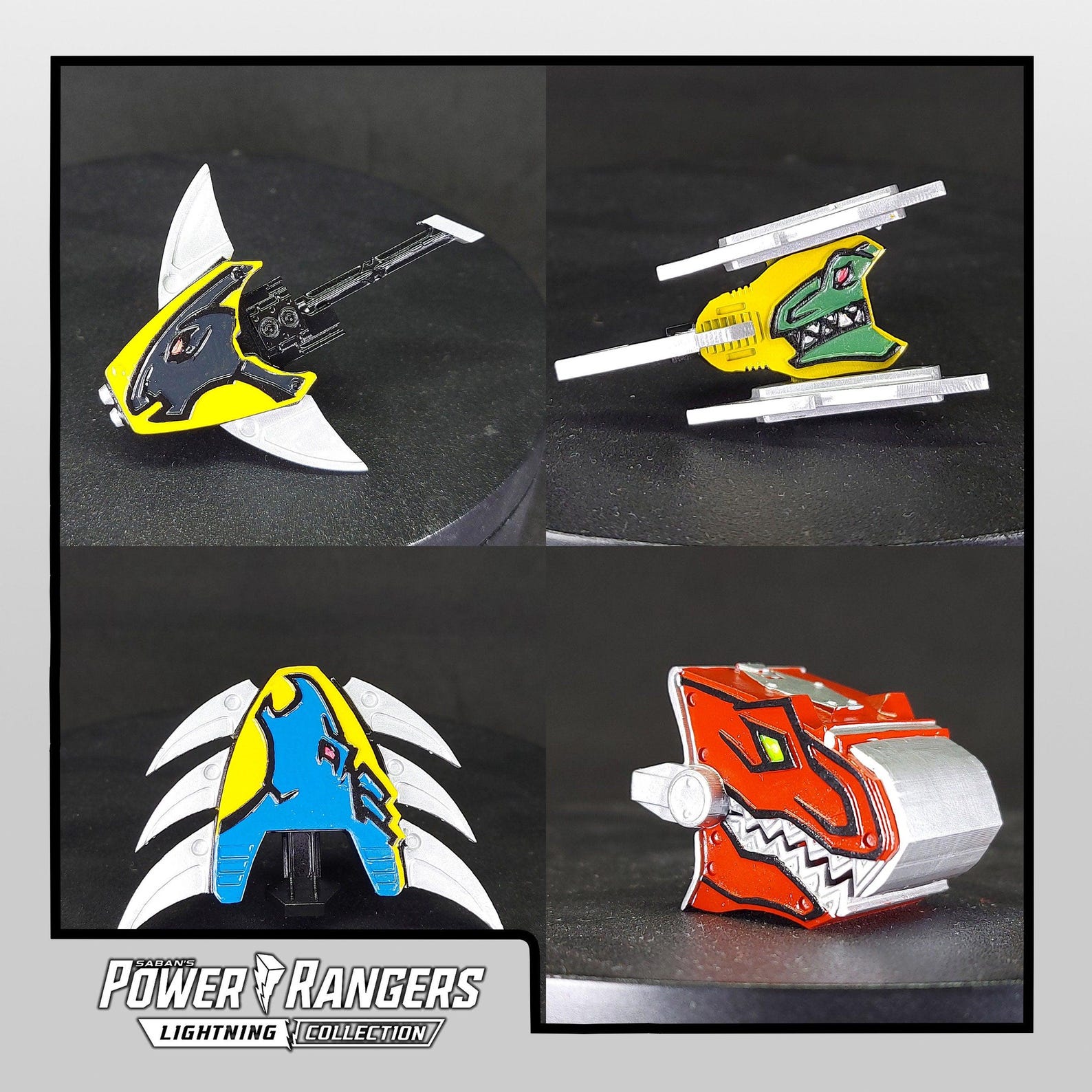 Power Rangers Dino Charge - Kyoryuger - Lightning Collection Weapons ...