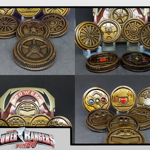 Power Rangers Turbo Gekisou Sentai Carranger Power Coins - Etsy