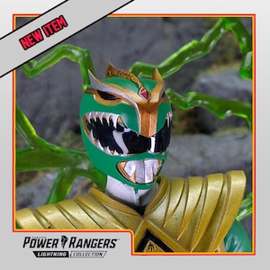 Mighty Morphin Power Rangers -  Evil Green Ranger Helmet| Lightning Collection 1/12 Accessories