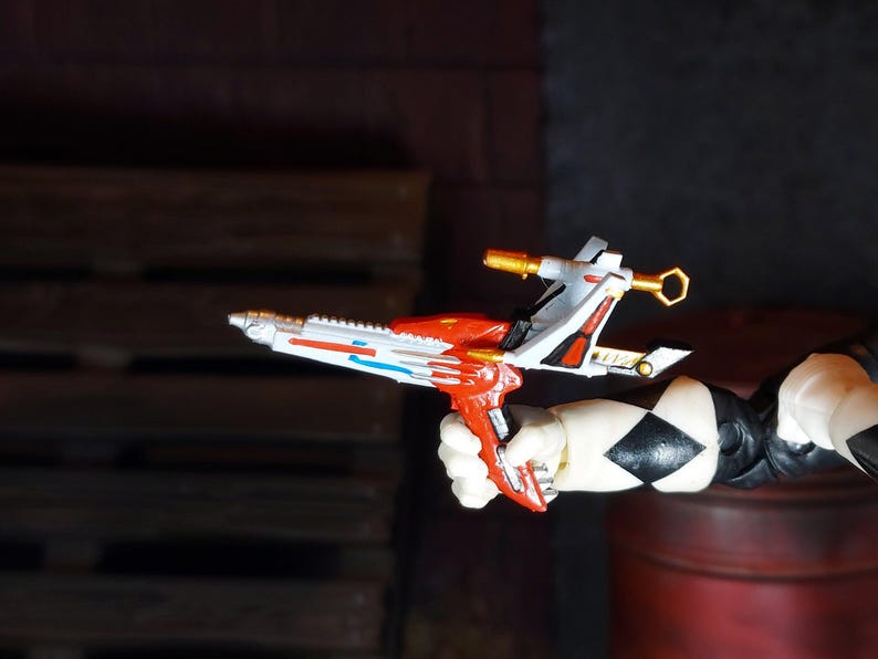 Mighty Morphin Power Rangers - Blade Blaster - Gun Mode - Lightning ...