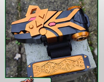 3D Printed & Painted Power Rangers Dino Thunder - Brachio Morpher / Abaranger - Dino Commander | Display Prop