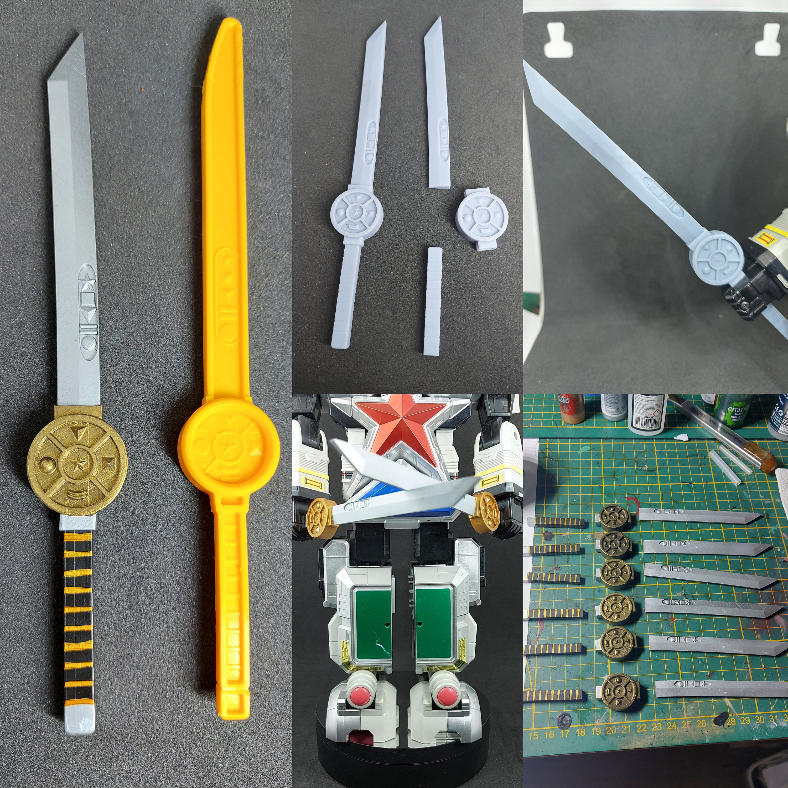 STL file Power Rangers Super Zeo Megazord Sword 🗡️・3D printer