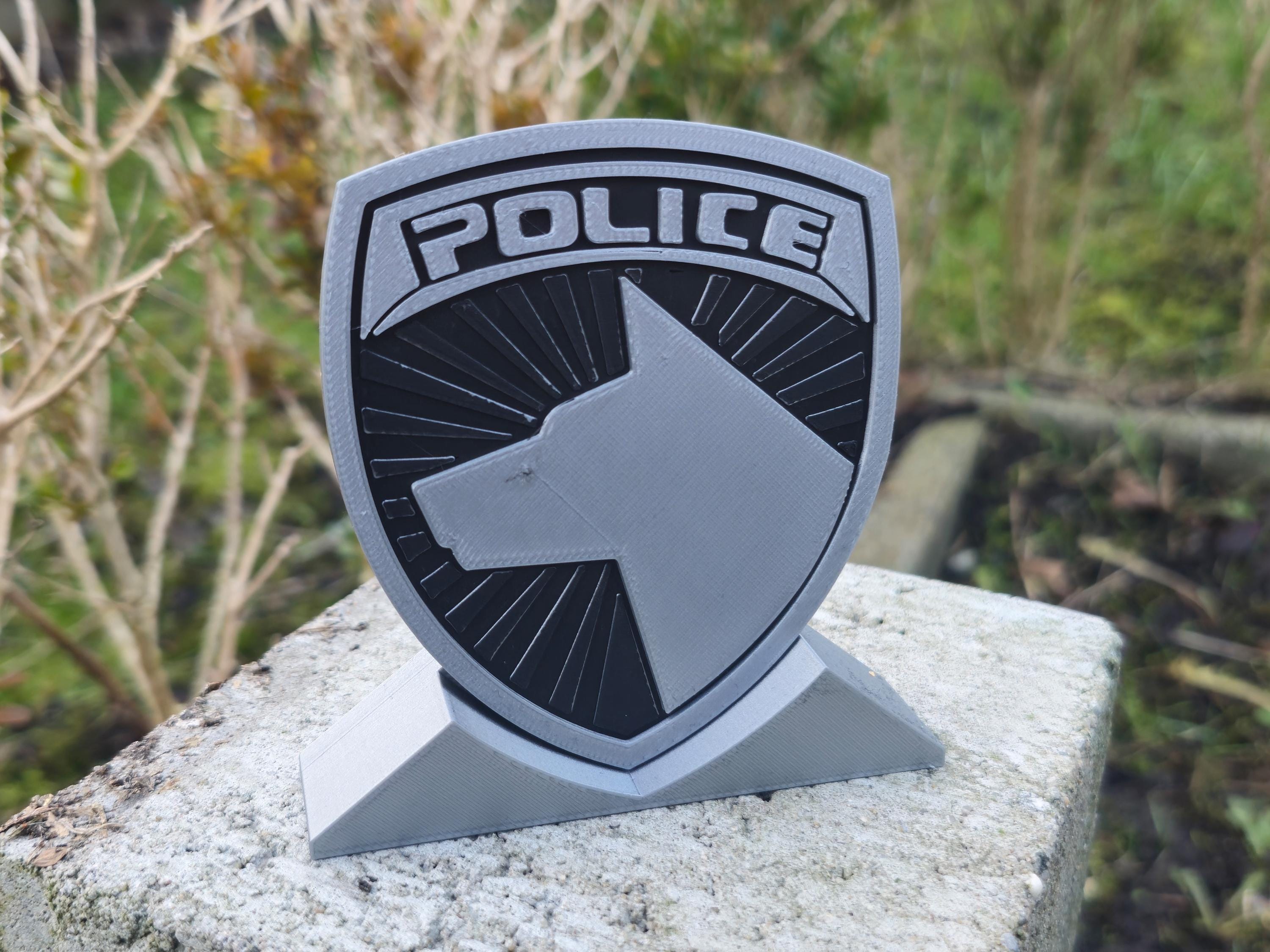 3D Printed Power Rangers S.P.D Badge | Display Prop - Etsy