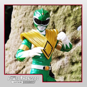 Mighty Morphin Power Rangers - Lightning Collection groene Ranger geverfde helmvervanging