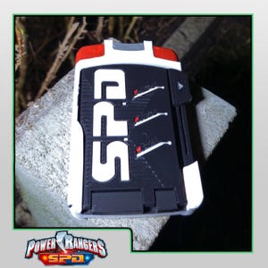 3D Printed Power Rangers S.p.d Delta Morpher / Dekaranger Sp License | Display Prop
