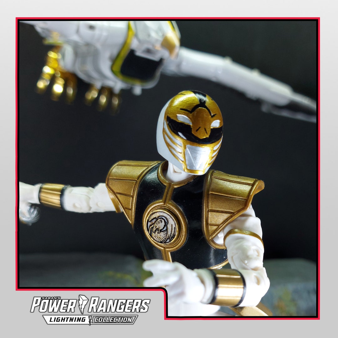 Power Ranger Falcon Robot Ninjetti White Falcon Helmet | Lightning Collection Custom | Power ...
