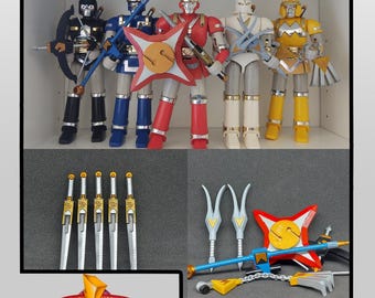 Piezas impresas en 3D de Mighty Morphin Power Rangers Battle Borgs [1995]