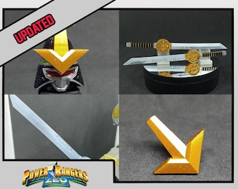 Piezas impresas en 3D del Super Zeo Megazord de los Power Rangers ZEO Deluxe [1996]