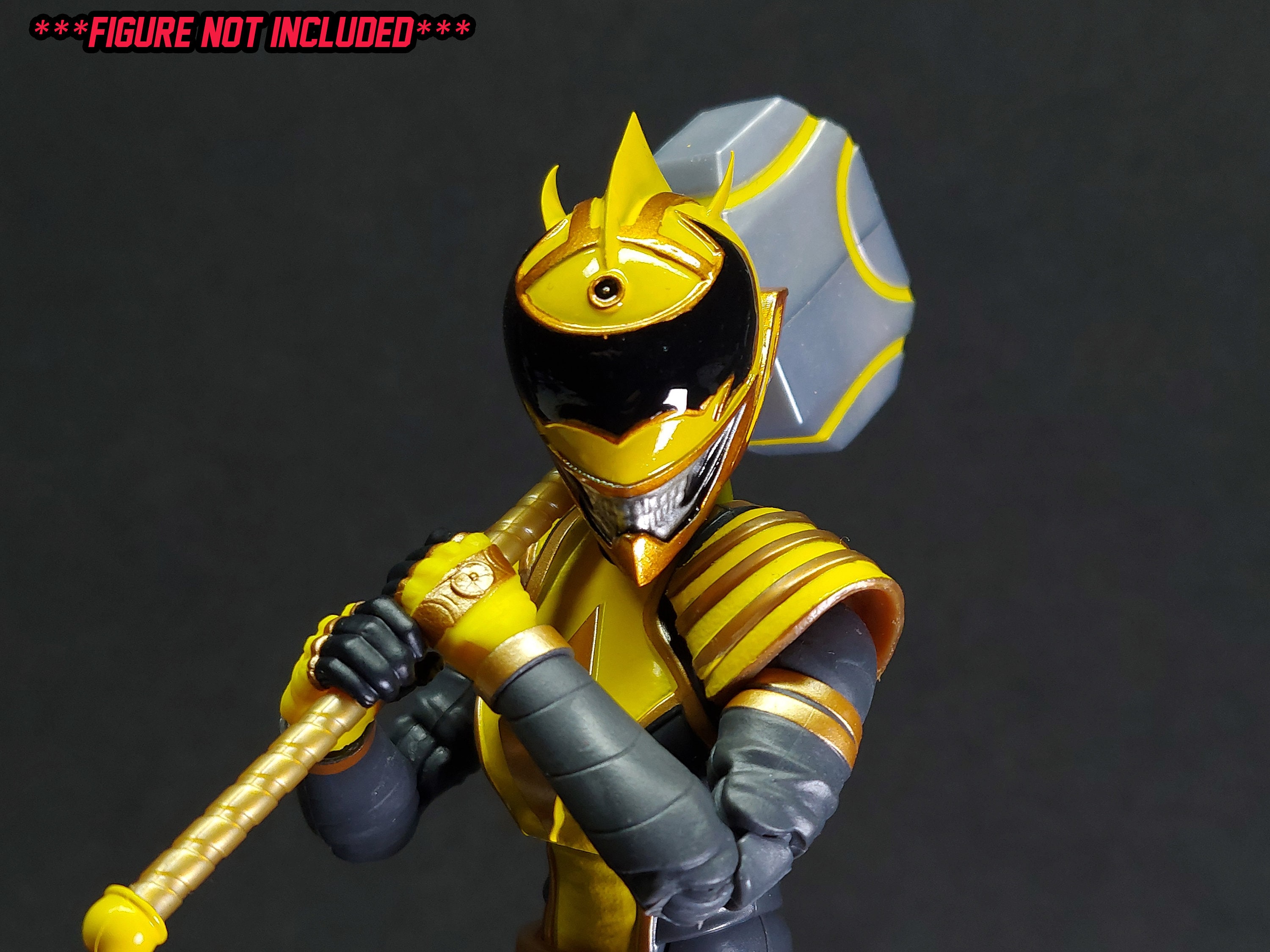 Boom Comics Power Rangers - Lightning Collection Yellow Death Ranger  Painted Helmet | Created by Heroic Studios - Etsy
