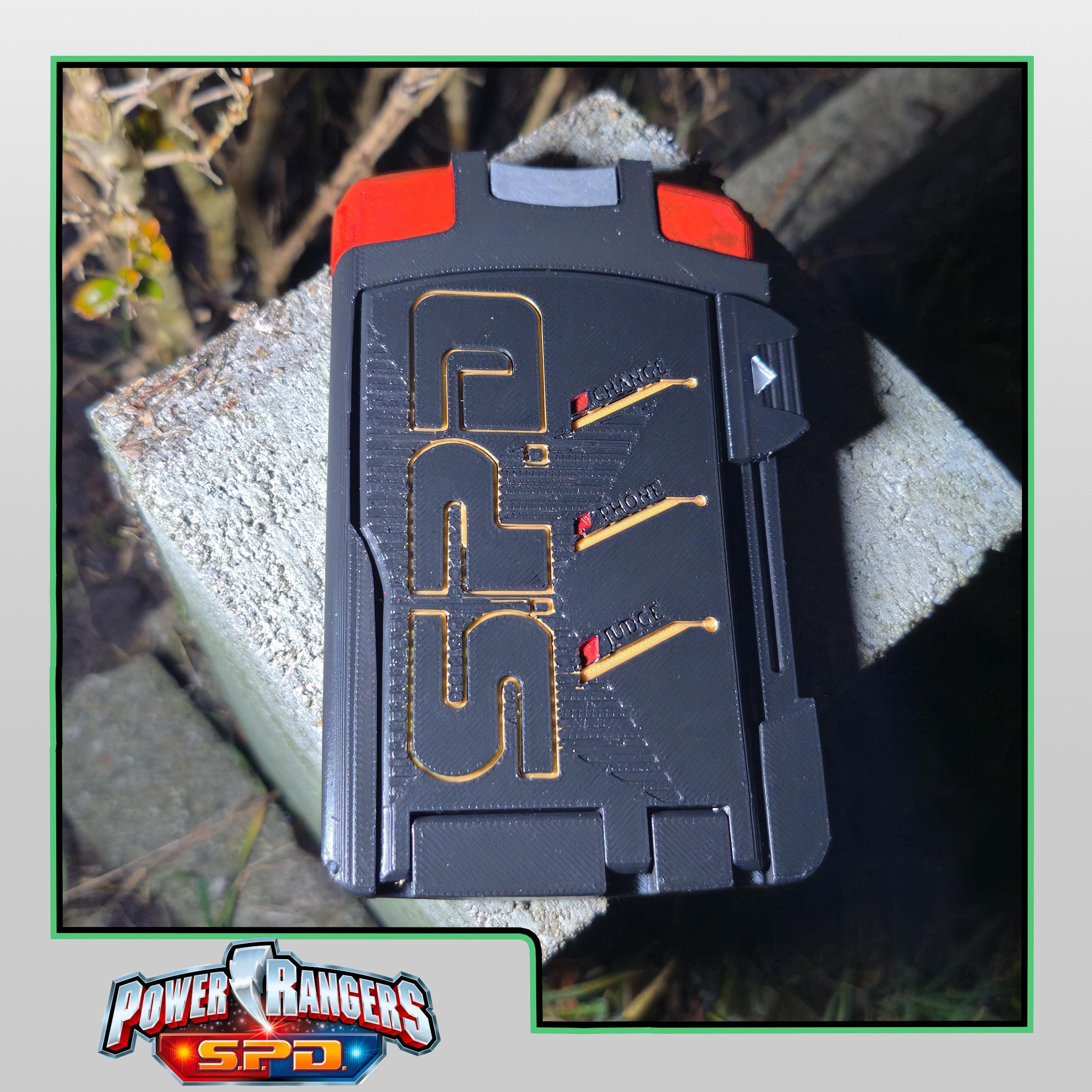 3D Printed Power Rangers S.P.D Patrol Morpher / Dekaranger Master