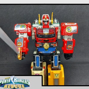 Power Rangers Lightspeed Rescue Deluxe Megazord 3D Printed Parts [2000]