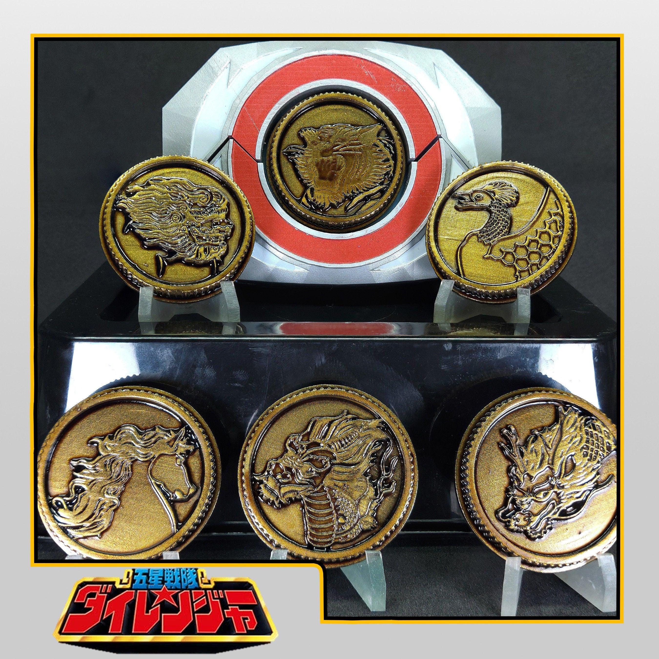 Gosei Sentai Dairanger Lai Lai Crystal Power Coins [legacy Morpher