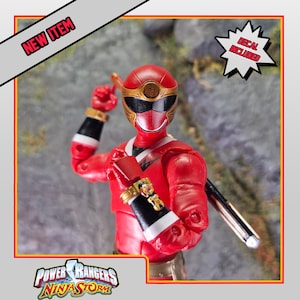Power Rangers Ninja Storm - Red Wind Ranger / Hurricaneger - HurricaneRed Conversion Kit | Lightning Collection Accessories
