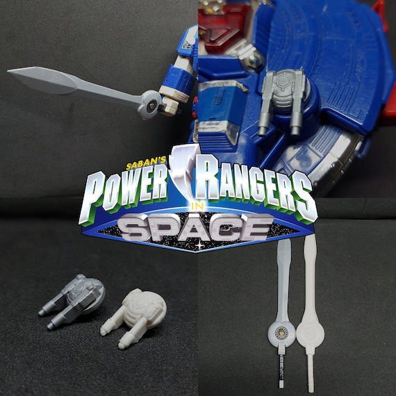1997 Bandai Power Rangers In Space Deluxe Astro Megazord Vintage 18 AS