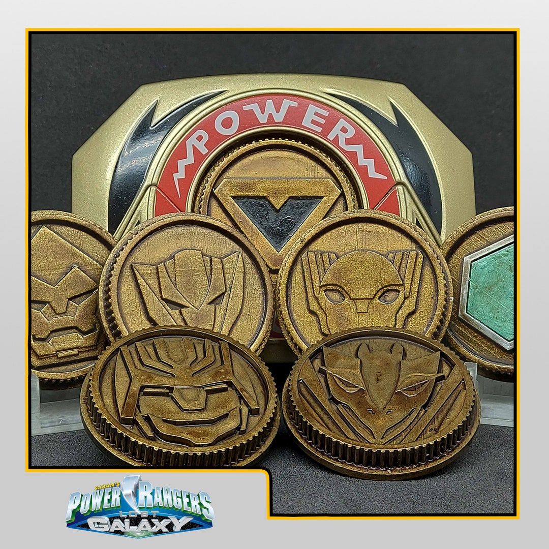 TREASURE COIN PARBING フーディー Power Rangers Lost Galaxy - Seijuu Sentai Gingaman Power