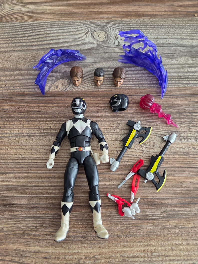 Power Rangers Lighting Collection - Mighty Morphin Black Ranger