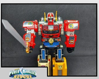 Piezas impresas en 3D del Megazord Deluxe de Power Rangers Lightspeed Rescue [2000]