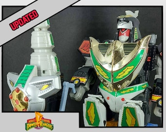 Mighty Morphin Power Rangers Deluxe Dragonzord 3D Printed Parts [1993]