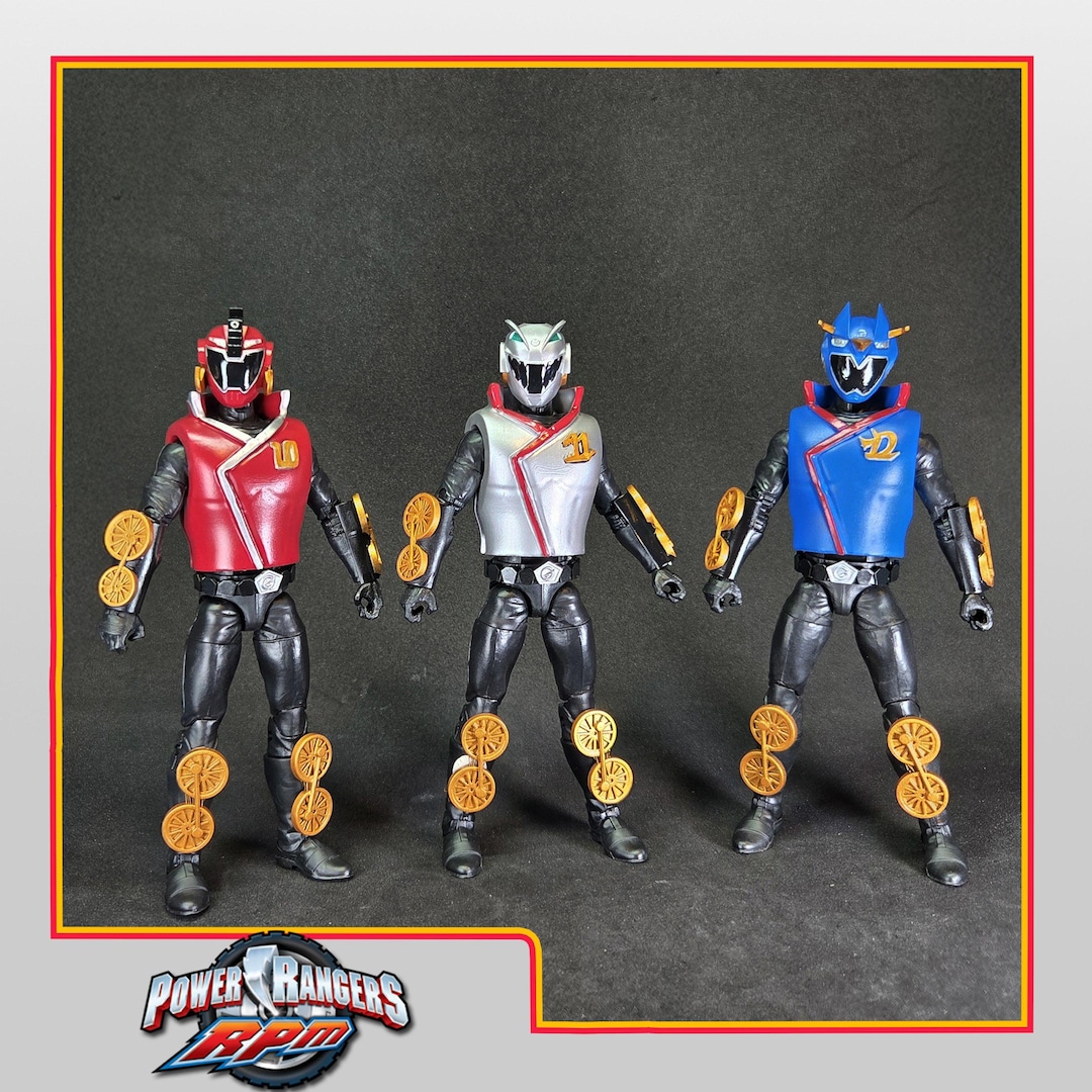 Power Rangers R.P.M - Full Throttle Paleo Rangers / Engine Sentai Go ...