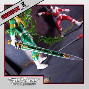 Mighty Morphin Power Rangers - Dragon Sword - Lightning Collection Accessoires | Made by KBM_Props