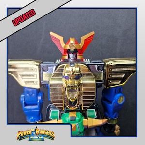 Power Rangers ZEO Deluxe Megazord 3D Printed Replacement Parts [1996]