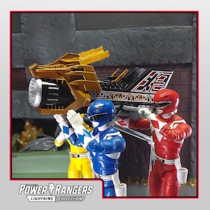 Mighty Morphin Power Rangers - Power Cannon \ DaiRanger - Super Qi-Power Bazooka | Lightning Collection Accessory Weapons