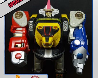 Mighty Morphin Power Rangers Deluxe Ninja Megazord 3D Printed Replacement Parts | Upgrades [1995]