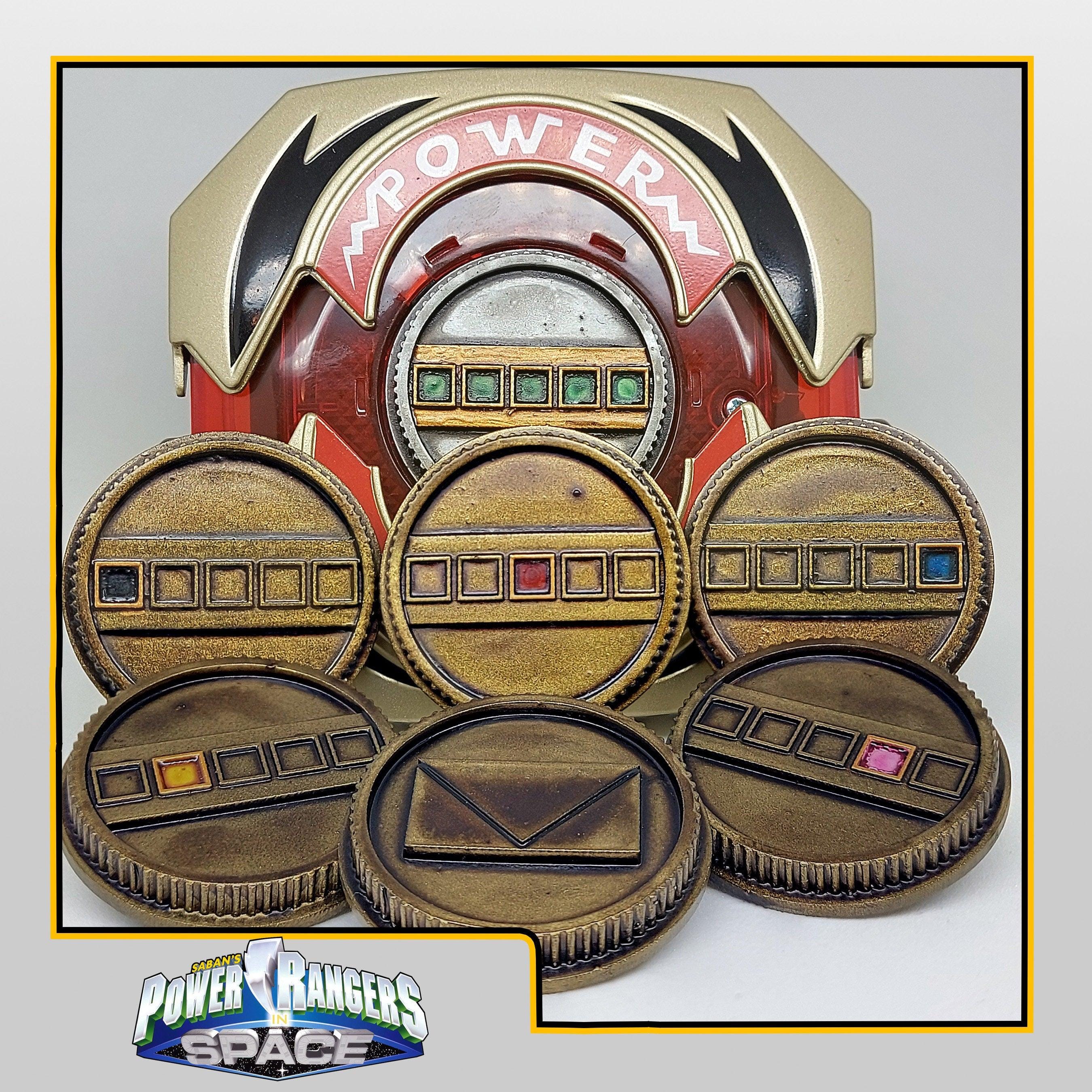 パワーレンジャー・イン・スペース - 電磁戦隊メガレンジャー パワーコインズ [レガシーモーファー - ライトニングコレクションモーファー -  クラシック1993モーファー] - Etsy 日本