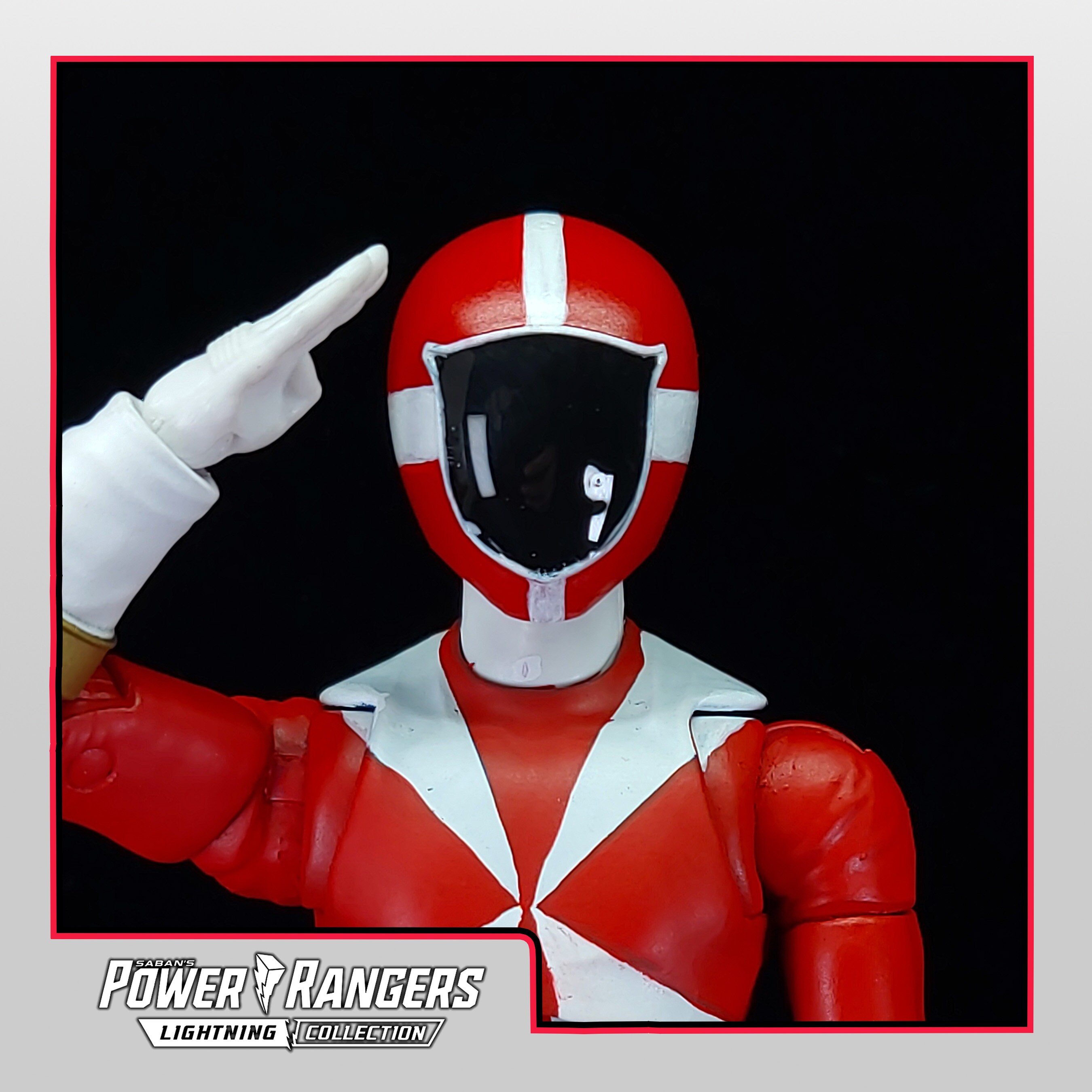 Red Lightspeed Rescue Ranger Helmet | Lightning Collection