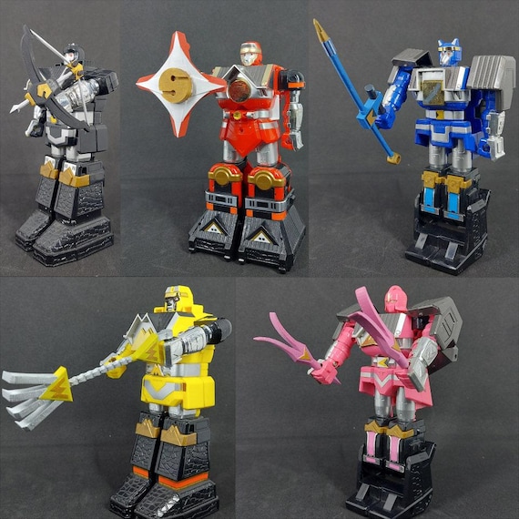 Robot Megazord Power Rangers - Mighty Morphin Shogun - Bandai 1995 - Vintage
