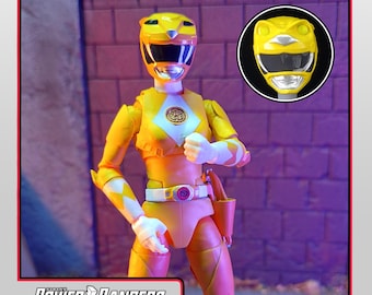 Mighty Morphin Power Rangers The Movie 1995 | Yellow Ranger | Lightning Collection Conversion Kit