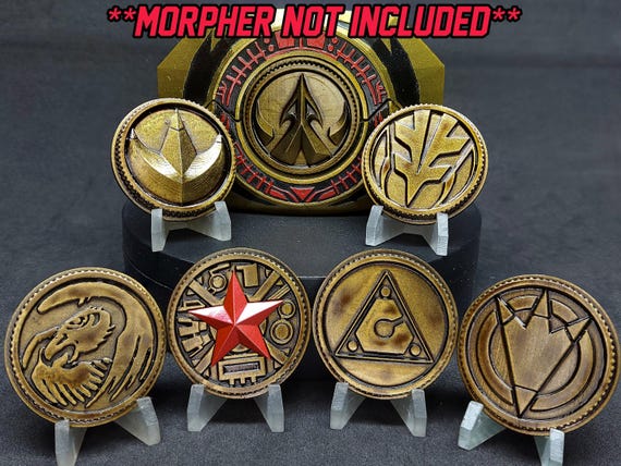 Power Rangers - Master Morpher Tommy Oliver Power 3D Printed Coins