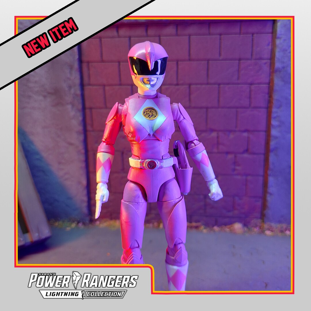 Pink Ranger 1995 Mighty Morphin Power Rangers the Movie 1995 Pink Ranger Lightning ...
