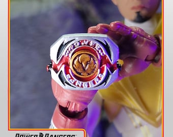 マイティ・モーフィン・パワーレンジャー - パワーモーファー / ダイノバックラー | ストリートファイタークロスオーバー | 1/12 アクセサリースケール | ライトニングコレクション